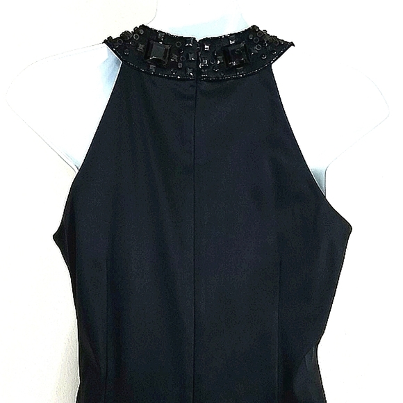 Laundry by Shelli Segal Dress Satin beaded Halter - Picture 6 of 10